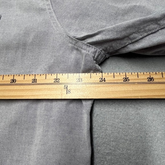Buck‎ Mason Men Long Sleeve Shirt Oxford Twill Chambray Button Field Pocket XXL - Picture 6 of 10